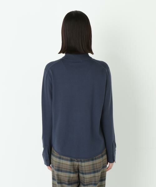 human woman / ヒューマンウーマン ニット・セーター | ◆クリアウール混ニットシャツ | 詳細4