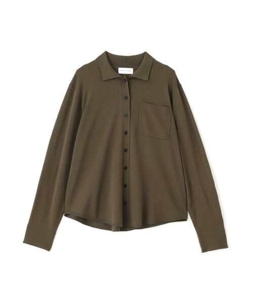 human woman / ヒューマンウーマン ニット・セーター | ◆クリアウール混ニットシャツ | 詳細6