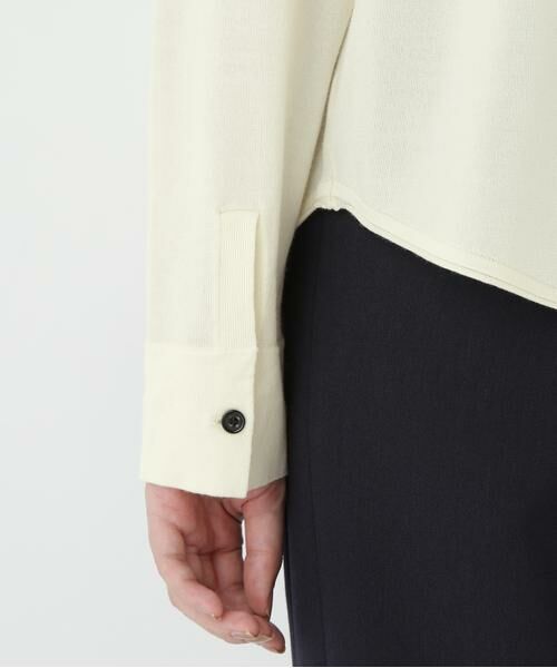 human woman / ヒューマンウーマン ニット・セーター | ◆クリアウール混ニットシャツ | 詳細21
