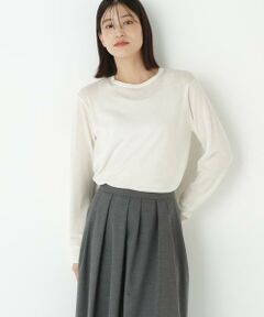 human woman / ヒューマンウーマン ニット・セーター | ◆クリアウールクルーネックニット