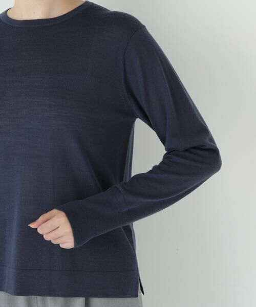 human woman / ヒューマンウーマン ニット・セーター | ◆クリアウールクルーネックニット | 詳細8