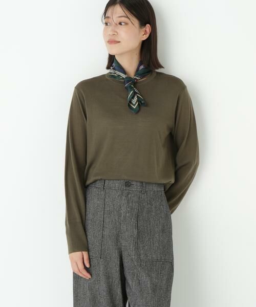 human woman / ヒューマンウーマン ニット・セーター | ◆クリアウールクルーネックニット | 詳細12