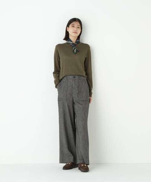 human woman / ヒューマンウーマン ニット・セーター | ◆クリアウールクルーネックニット | 詳細13