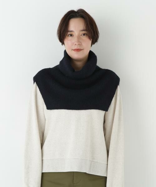 human woman / ヒューマンウーマン ニット・セーター | ◆スリットハイネックショートベスト | 詳細2