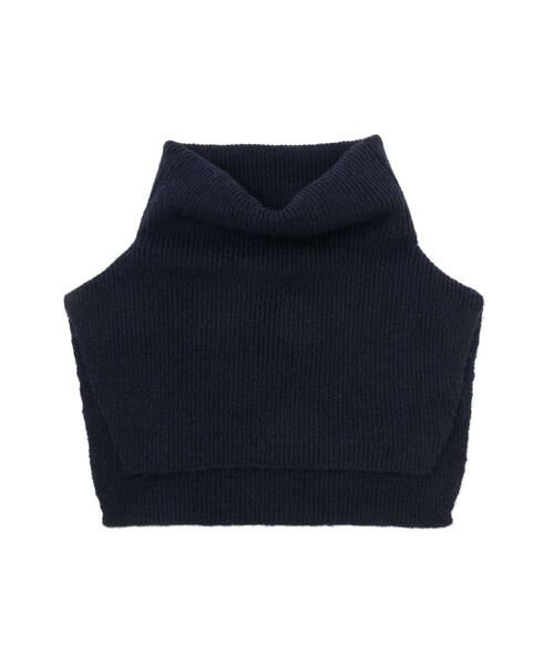 human woman / ヒューマンウーマン ニット・セーター | ◆スリットハイネックショートベスト | 詳細4