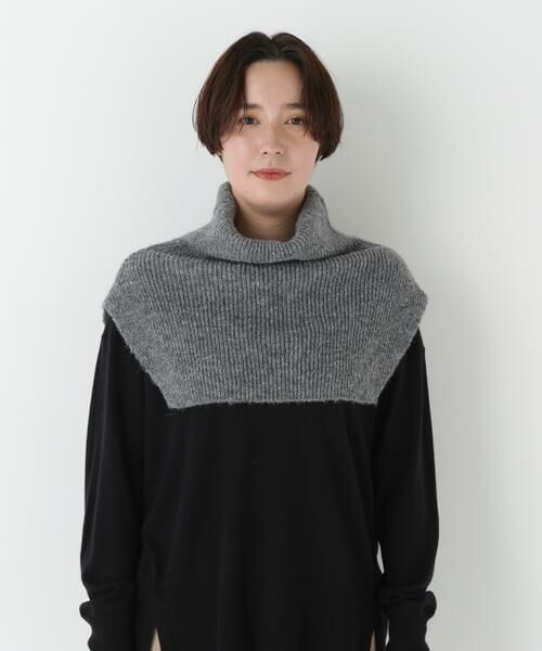 human woman / ヒューマンウーマン ニット・セーター | ◆スリットハイネックショートベスト | 詳細7