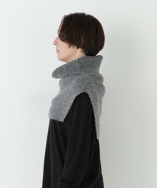 human woman / ヒューマンウーマン ニット・セーター | ◆スリットハイネックショートベスト | 詳細8