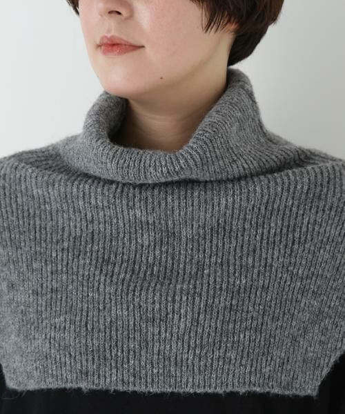 human woman / ヒューマンウーマン ニット・セーター | ◆スリットハイネックショートベスト | 詳細10