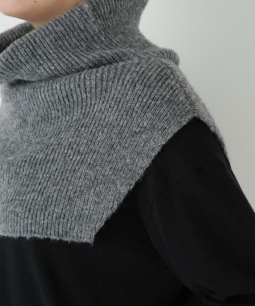 human woman / ヒューマンウーマン ニット・セーター | ◆スリットハイネックショートベスト | 詳細11