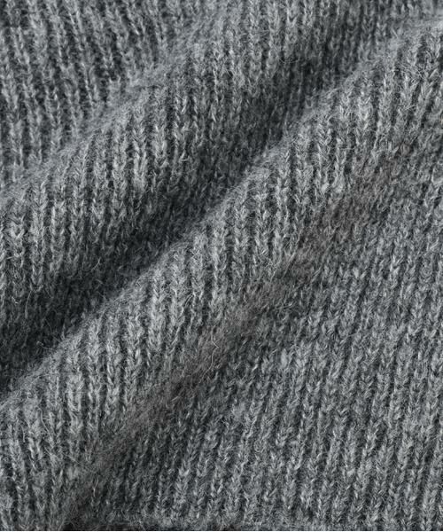 human woman / ヒューマンウーマン ニット・セーター | ◆スリットハイネックショートベスト | 詳細13