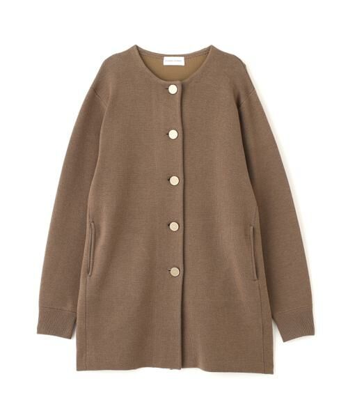 human woman / ヒューマンウーマン アウター | ◆接結ニットコート | 詳細1