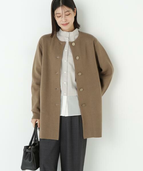 human woman / ヒューマンウーマン アウター | ◆接結ニットコート | 詳細2