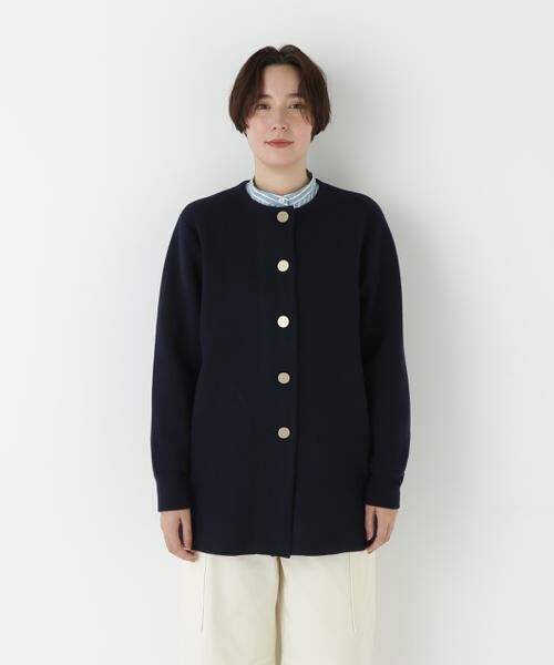 human woman / ヒューマンウーマン アウター | ◆接結ニットコート | 詳細11