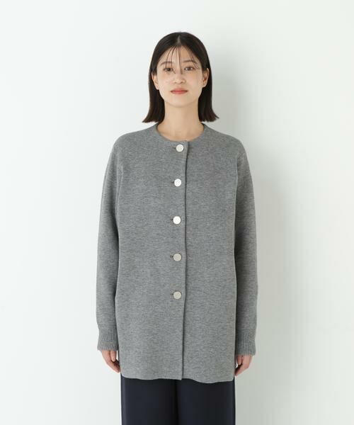 human woman / ヒューマンウーマン アウター | ◆接結ニットコート | 詳細18