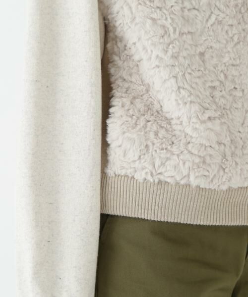 human woman / ヒューマンウーマン アウター | ◆フェイクファージップアップフードベスト | 詳細16