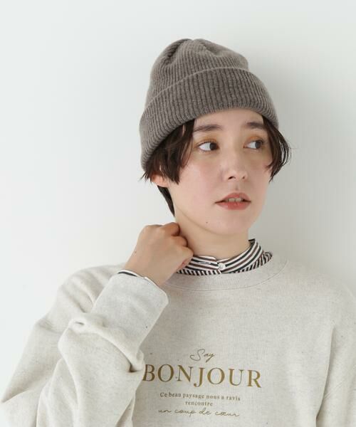human woman / ヒューマンウーマン ハット | ◆ラムウールニットキャップ | 詳細1
