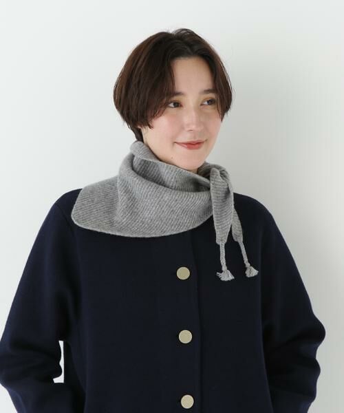 human woman / ヒューマンウーマン マフラー・ショール・スヌード・ストール | ◆ラムウールトライアングルストール | 詳細4