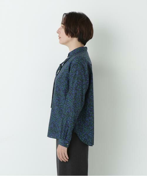 human woman / ヒューマンウーマン シャツ・ブラウス | プチフラワープリントボウタイシャツブラウス | 詳細5