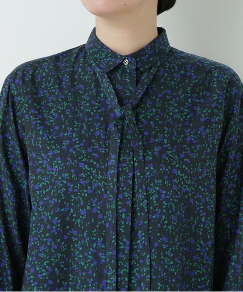 human woman / ヒューマンウーマン シャツ・ブラウス | プチフラワープリントボウタイシャツブラウス | 詳細7