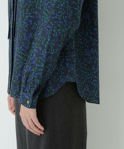 human woman / ヒューマンウーマン シャツ・ブラウス | プチフラワープリントボウタイシャツブラウス | 詳細9