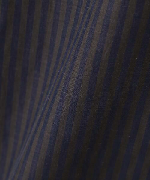 human woman / ヒューマンウーマン シャツ・ブラウス | ストライプローンハイネックシャツ | 詳細5