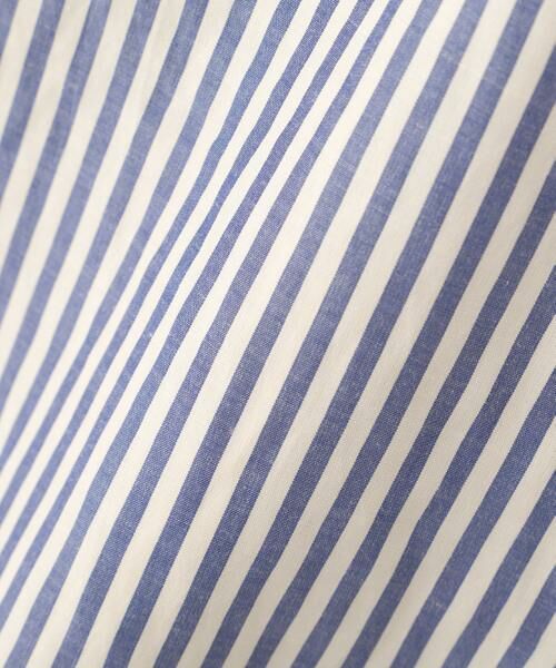 human woman / ヒューマンウーマン シャツ・ブラウス | ストライプローンハイネックシャツ | 詳細16