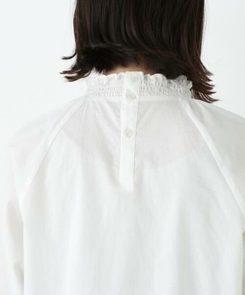 human woman / ヒューマンウーマン シャツ・ブラウス | 袖チェックジャガードブラウス | 詳細11