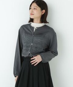 human woman / ヒューマンウーマン シャツ・ブラウス | レイヤーレースブラウス