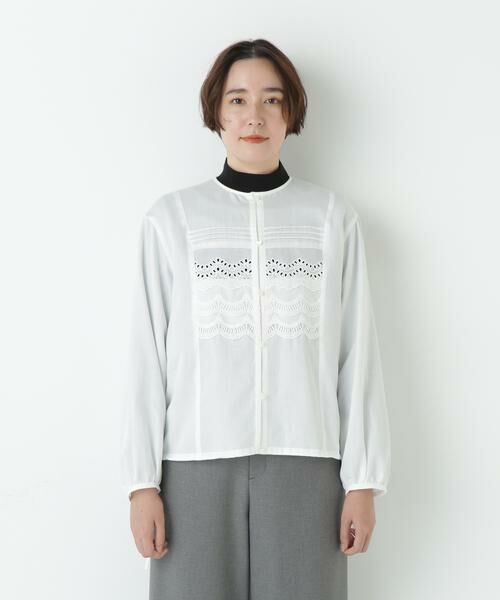 human woman / ヒューマンウーマン シャツ・ブラウス | レイヤーレースブラウス | 詳細3