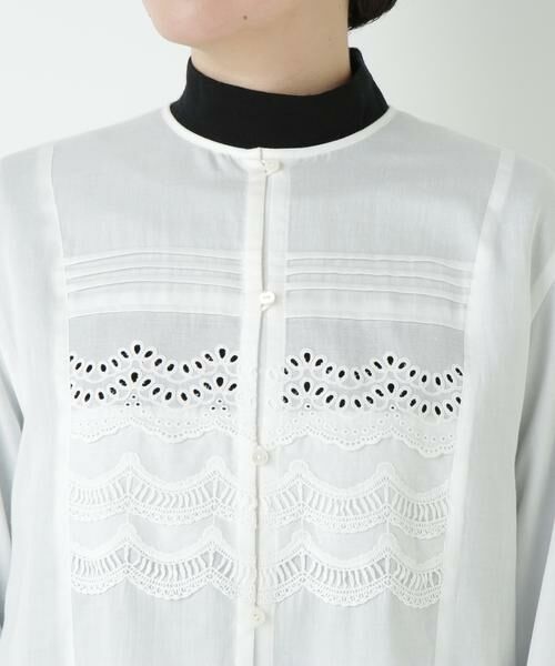 human woman / ヒューマンウーマン シャツ・ブラウス | レイヤーレースブラウス | 詳細6