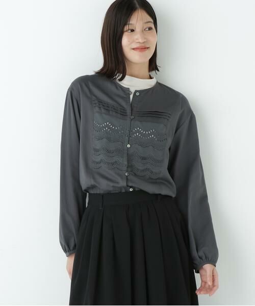 human woman / ヒューマンウーマン シャツ・ブラウス | レイヤーレースブラウス | 詳細12