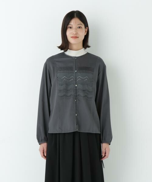human woman / ヒューマンウーマン シャツ・ブラウス | レイヤーレースブラウス | 詳細14