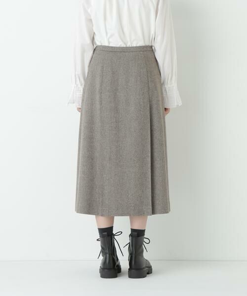 human woman / ヒューマンウーマン スカート | ヘリンボーンツィードタックスカート | 詳細16