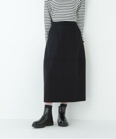 human woman / ヒューマンウーマン スカート | ウールサキソニーコクーンスカート