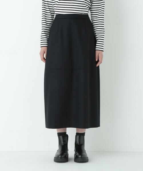 human woman / ヒューマンウーマン スカート | ウールサキソニーコクーンスカート | 詳細13