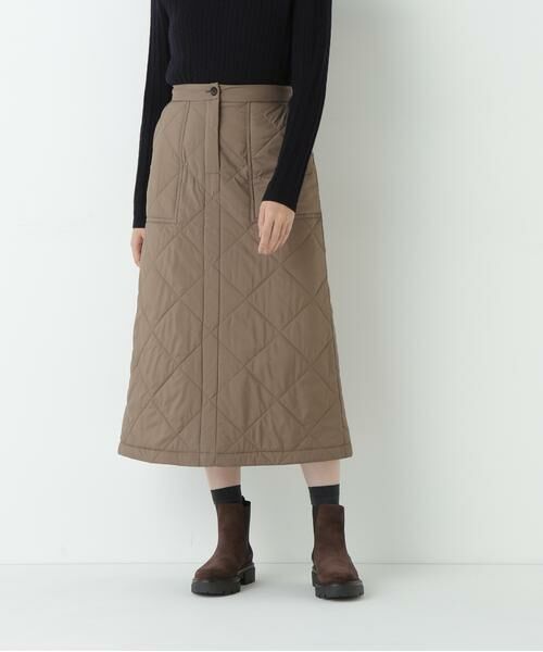 human woman / ヒューマンウーマン スカート | キルティングベイカーＡラインスカート | 詳細2
