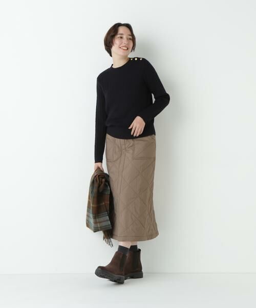 human woman / ヒューマンウーマン スカート | キルティングベイカーＡラインスカート | 詳細3