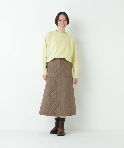 human woman / ヒューマンウーマン スカート | キルティングベイカーＡラインスカート | 詳細4
