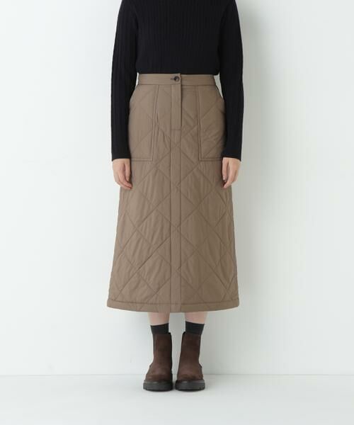 human woman / ヒューマンウーマン スカート | キルティングベイカーＡラインスカート | 詳細6