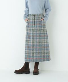 human woman / ヒューマンウーマン スカート | シャギーチェックベイカーＡラインスカート