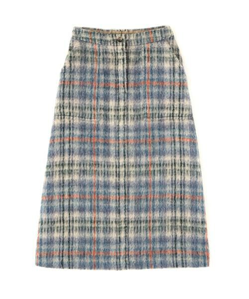 human woman / ヒューマンウーマン スカート | シャギーチェックベイカーＡラインスカート | 詳細1