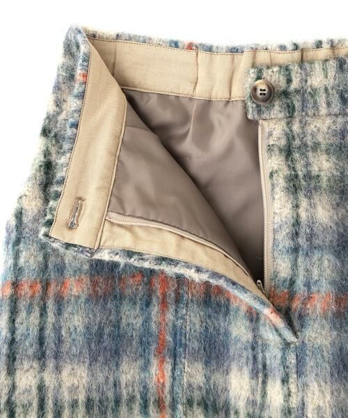 human woman / ヒューマンウーマン スカート | シャギーチェックベイカーＡラインスカート | 詳細11