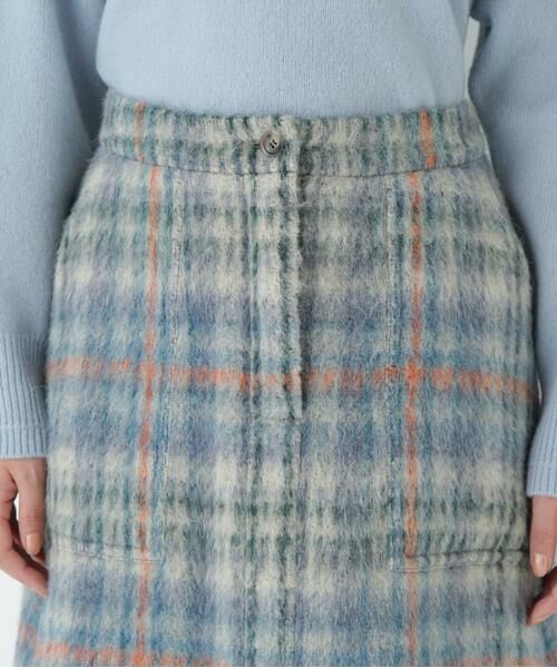 human woman / ヒューマンウーマン スカート | シャギーチェックベイカーＡラインスカート | 詳細7