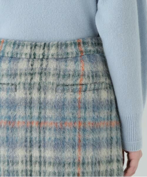 human woman / ヒューマンウーマン スカート | シャギーチェックベイカーＡラインスカート | 詳細9
