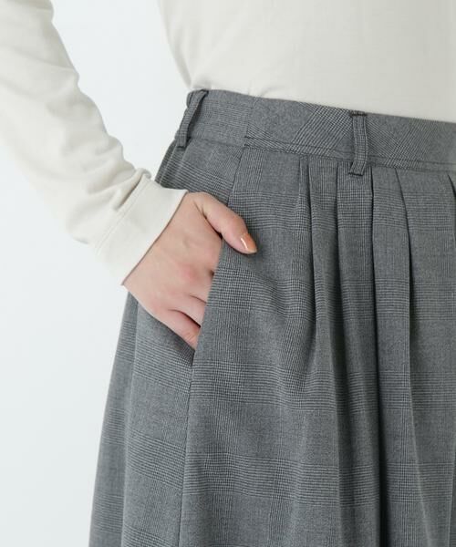 human woman / ヒューマンウーマン スカート | ＴＲ強撚トロタックフレア | 詳細11