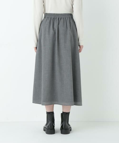 human woman / ヒューマンウーマン スカート | ＴＲ強撚トロタックフレア | 詳細9