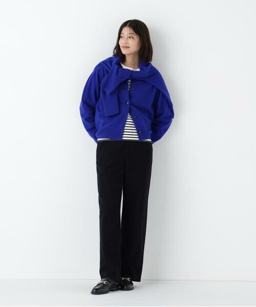 human woman / ヒューマンウーマン パンツ | ≪マルチサイズ展開≫リクライドクロスセミワイドパンツ | 詳細2