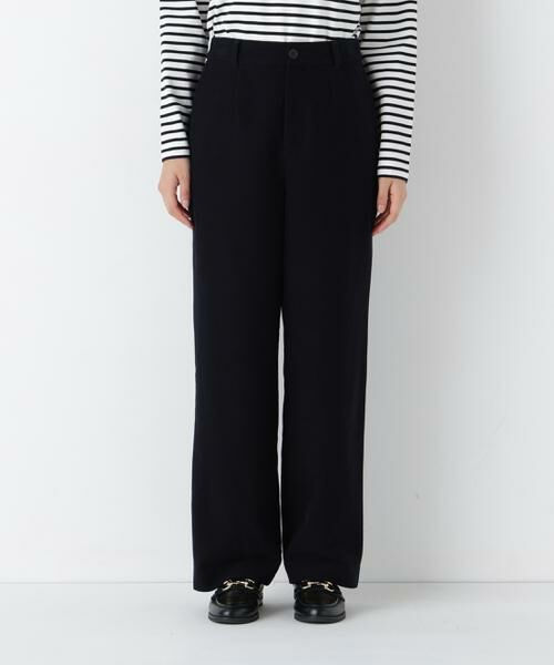 human woman / ヒューマンウーマン パンツ | ≪マルチサイズ展開≫リクライドクロスセミワイドパンツ | 詳細3