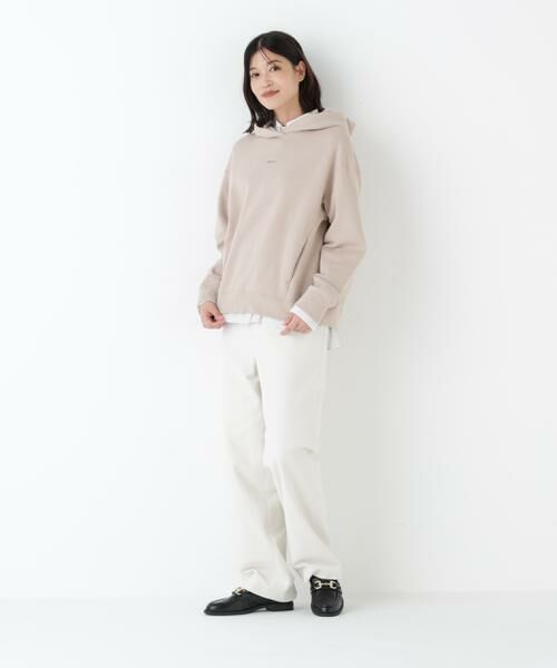 human woman / ヒューマンウーマン パンツ | ≪マルチサイズ展開≫リクライドクロスセミワイドパンツ | 詳細12