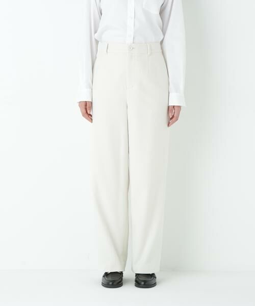 human woman / ヒューマンウーマン パンツ | ≪マルチサイズ展開≫リクライドクロスセミワイドパンツ | 詳細13